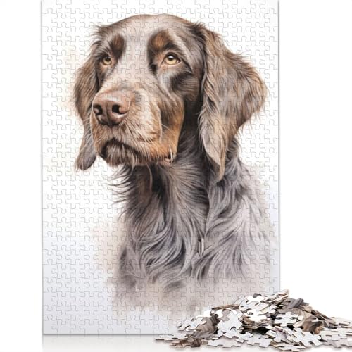 Puzzle für Erwachsene mit deutschem Drahtkopf-Porträt, Premium-Puzzle aus 100% recyceltem Brett, Problemlösungspuzzles für Erwachsene und Kinder, 1000 Teile (75 x 50 cm) von NBVDRF