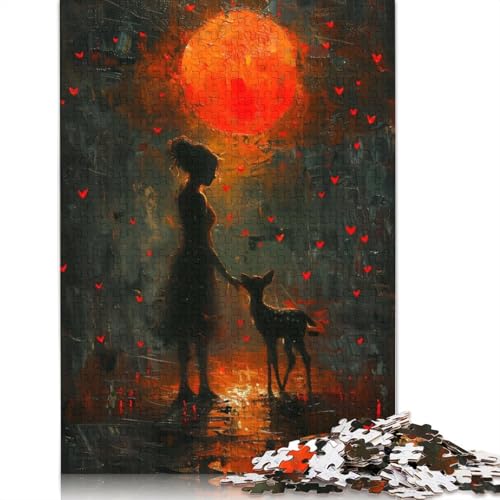 Schöner Natur-Sonnenuntergang, Puzzle für Erwachsene, 520 Teile, kreative Spiele, Puzzle, Geschenke für Männer, für Frauen, Männer, 520 Teile (52 x 38 cm) von NBVDRF