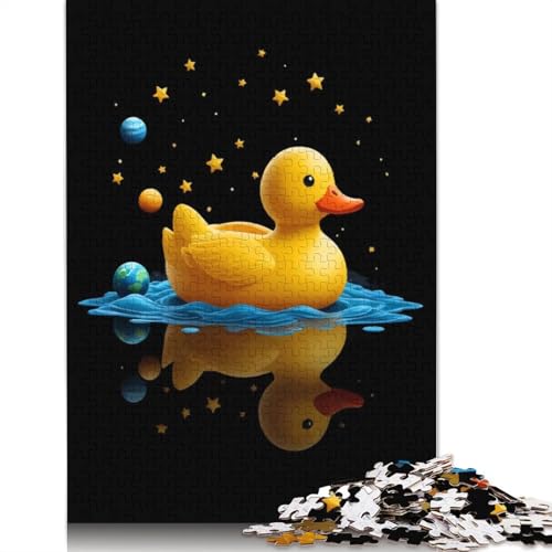 Space Duck Goose 2 Puzzle für Erwachsene, 1500 Teile, 100% recycelte Holzplatte, Denkpuzzle für Erwachsene, für Jungen oder Mädchen, 1500 Teile (85 x 57 cm) von NBVDRF