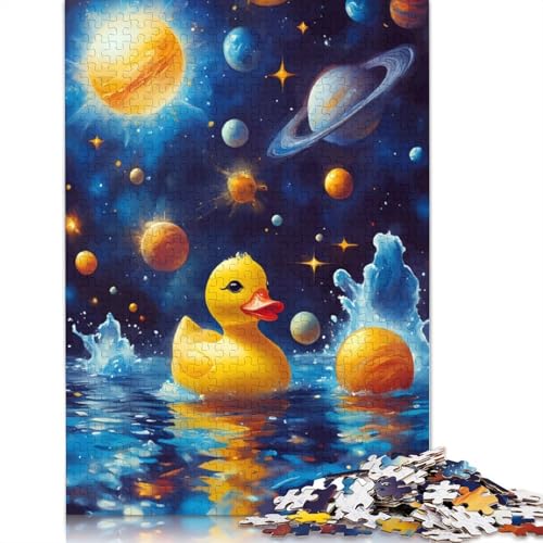 Space Duck Goose 3, 1000-teiliges Puzzle für Erwachsene, zusammen. Denksportaufgaben für Frauen und Männer, 1000 Teile (75 x 50 cm) von NBVDRF