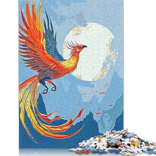 Space Phoenix Puzzle für Erwachsene, 1000 Teile, Heimdekoration, ungewöhnliche Puzzles für Erwachsene, für Jungen oder Mädchen, 1000 Teile (75 x 50 cm) von NBVDRF