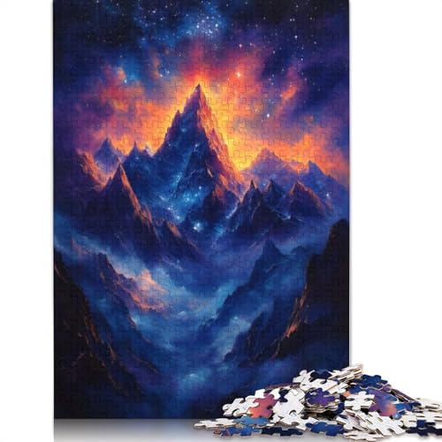 Sternenberggipfel-Puzzle für Erwachsene, Lernspiel, Puzzle-Geschenke für Kinder ab 12 Jahren, 1000 Teile (75 x 50 cm) von NBVDRF