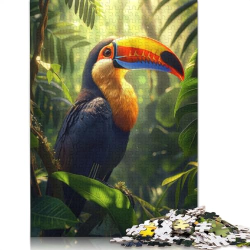 Tukan im Regenwald, Puzzle für Erwachsene ab 18 Jahren, Upe Lernspiele, Puzzle für Erwachsene und Kinder, 1000 Teile (75 x 50 cm) von NBVDRF