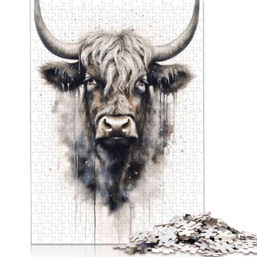 Yak Ink Art Puzzles, farbenfrohe und Coole Puzzles für Kinder ab 12 Jahren, 1500 Teile (85 x 57 cm) von NBVDRF