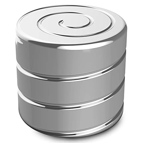 NC Fidget Desktop Spinning top fingertip Stainless Steel Vortex Optical Psychedelic Hypnotic Cylinder (40MM) von NC