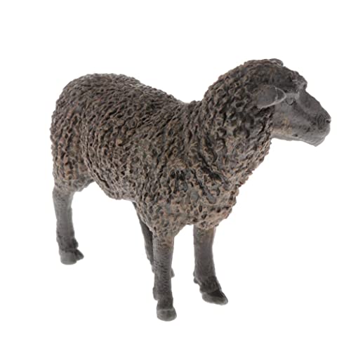 NC NC Realistische Kunststoff Tierfigur Simulationsmodell Spielzeug - Schwarzes Schaf von NC