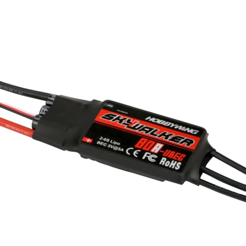 NCONCO 20A 30A 40A 50A 60A 80A Brushless Speed Controller ESC BEC (Brushless Speed Controller) for RC Plane Quadcopter Helicopter von NCONCO