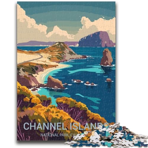 1000-teiliges Puzzle Kanalinseln, pädagogisches Familienspiel, als Geschenk für die ganze Familie ab 14 Jahren (Größe 50x70cm) von NCVAZHASO