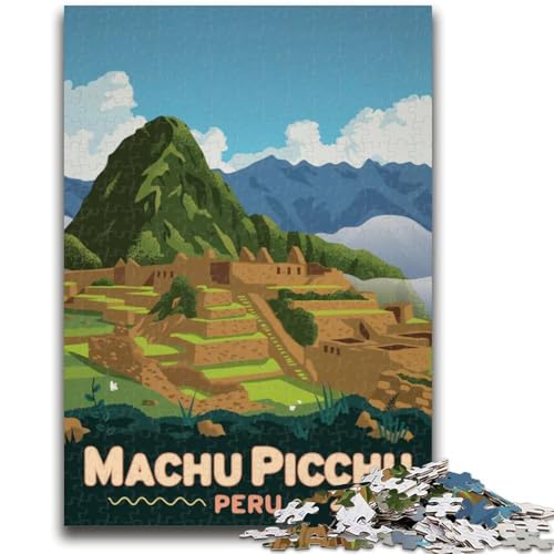 1000-teiliges Puzzle für Erwachsene, Geschenke, Machu Picchu, Familienunterhaltungsspielzeug, Lernspiel zum Geburtstag, Weihnachten, für Kinder ab 14 Jahren (Größe 38x26cm) von NCVAZHASO