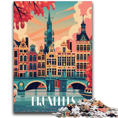1000-teiliges Puzzle für Erwachsene, Geschenke Brussels Charm, Familienunterhaltungsspielzeug, Lernspiel für Geburtstag, Weihnachten, für Kinder ab 14 Jahren (Größe 50x70cm) von NCVAZHASO
