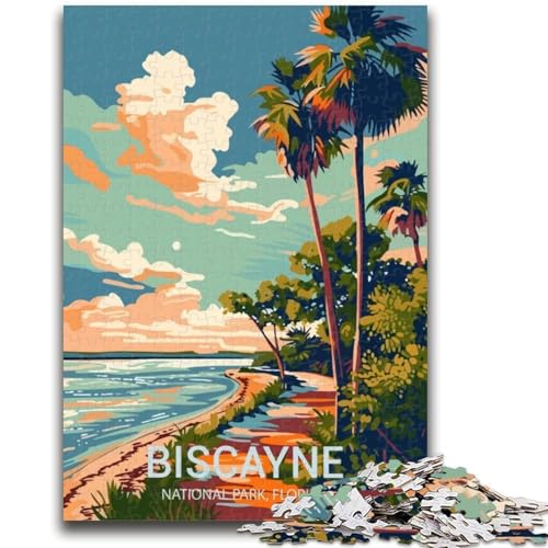 1000-teiliges Puzzle für Erwachsene und Jugendliche, Biscayne-Nationalpark, lebendiges und einzigartiges Design, entspannendes und herausforderndes Puzzle-Erlebnis (Größe 50x70cm) von NCVAZHASO