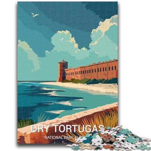 1000-teiliges Puzzle für Erwachsene und Jugendliche, Dry-Tortugas-Nationalpark, Spielzeug, Lernspiele, Stressabbau, geeignet als Schreibtischdekoration (Größe 50x70cm) von NCVAZHASO