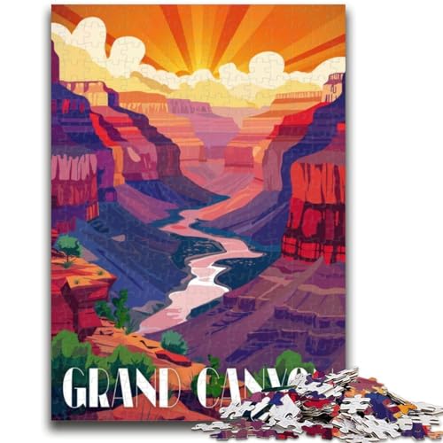 1000-teiliges Puzzle für Erwachsene und Teenager, Canyon Sunrise, Lernspielzeug, Spaß für zu Hause, Geburtstagsgeschenk, Reisegeschenk (Größe 38x26cm) von NCVAZHASO
