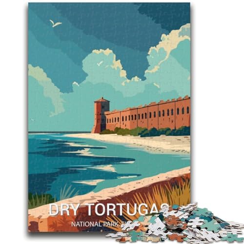 Puzzle 1000 Teile für Erwachsene, Geschenke, Dry-Tortugas-Nationalpark, Lernspiele, Heimdekoration, Lernspiel für Geburtstag, Weihnachten (Größe 38x26cm) von NCVAZHASO