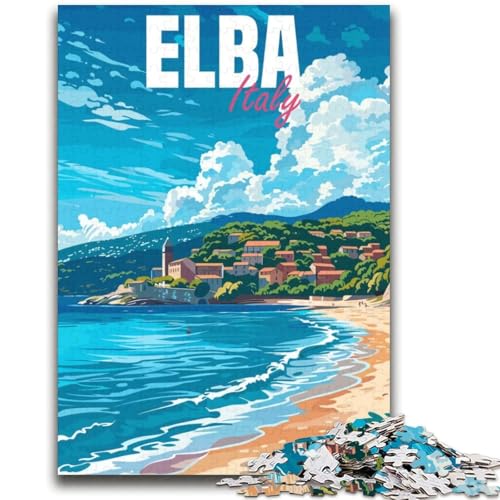 Puzzle 1000 Teile für Teenager, Geschenke, Insel Elba, Italien, Lernspiel, Herausforderung, Spielzeug, Wanddekoration, einzigartige Geburtstags (Größe 38x52cm) von NCVAZHASO