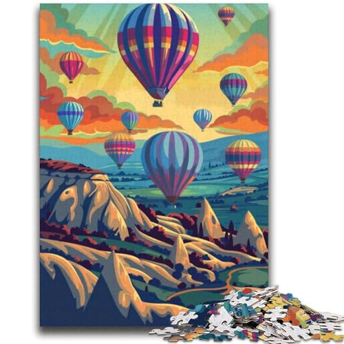 Puzzle 1000 Teile für Teenager, Kappadokien, Türkei, Lernspiel, Herausforderung, Spielzeug, Geschenk für die ganze Familie (Größe 38x52cm) von NCVAZHASO