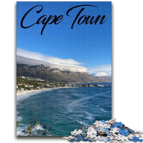 Puzzle 1000 Teile für Teenager, Kapstadt, Lernspiele, Wanddekoration, einzigartige Geburtstags (Größe 38x26cm) von NCVAZHASO