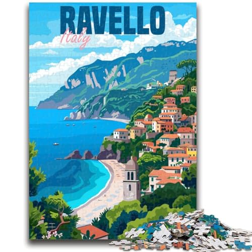 Puzzle 1000 Teile für Teenager Ravello, Italien, für Lernspiele, Herausforderungen, Spielzeug, als Geschenk für die ganze Familie (Größe 50x70cm) von NCVAZHASO