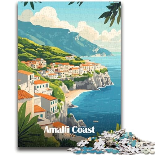 Puzzle für Erwachsene, 1000 Teile, Amalfiküste, Italien Hilft dem Gehirn, süchtig machendes Spielzeug zur Förderung der Geduld EIN Kunstwerk (Größe 38x26cm) von NCVAZHASO