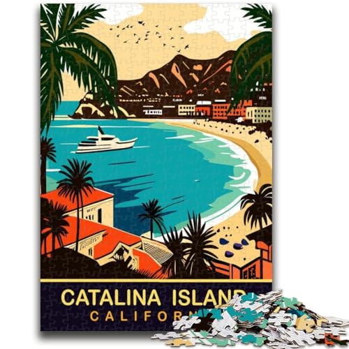 Puzzle für Erwachsene, 1000 Teile, Catalina Island, Kalifornien, hilft dem Gehirn, süchtig machendes Spielzeug zu trainieren, um Geduld zu fördern, EIN Kunstwerk (Größe 50x70cm) von NCVAZHASO