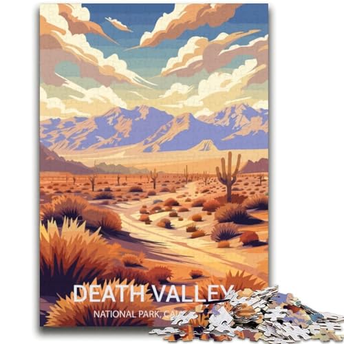 Puzzle für Erwachsene, 1000 Teile, Death Valley Nationalpark, Familienspaß, ganze Familie, ab 14 Jahren (Größe 38x52cm) von NCVAZHASO