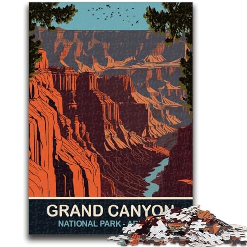 Puzzle für Erwachsene, 1000 Teile, Grand Canyon Nationalpark, Familienspaß für die ganze Familie, Erwachsene und Kinder ab 14 Jahren (Größe 50x70cm) von NCVAZHASO