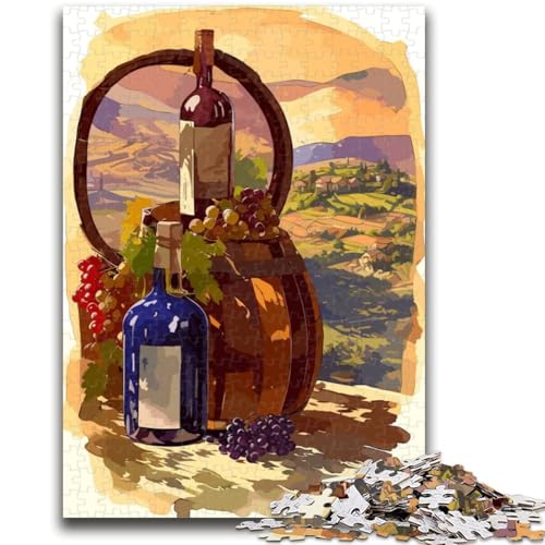 Puzzle für Erwachsene, 1000 Teile, Herbst im Weinberg, Kalifornien, für Lernspiele, Herausforderungsspielzeug, ganze Familie (Größe 38x26cm) von NCVAZHASO
