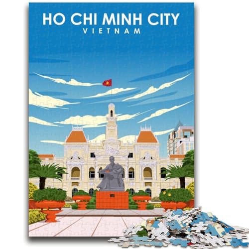 Puzzle für Erwachsene, 1000 Teile, Ho-Chi-Minh-Stadt, Vietnam Hilft dem Gehirn, süchtig machendes Spielzeug zu trainieren, um Geduld zu fördern EIN Kunstwerk (Größe 50x70cm) von NCVAZHASO
