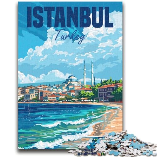 Puzzle für Erwachsene, 1000 Teile, Istanbul, Türkei, hilft dem Gehirn, süchtig machendes Spielzeug zu trainieren, um Geduld zu fördern, EIN Kunstwerk (Größe 50x70cm) von NCVAZHASO