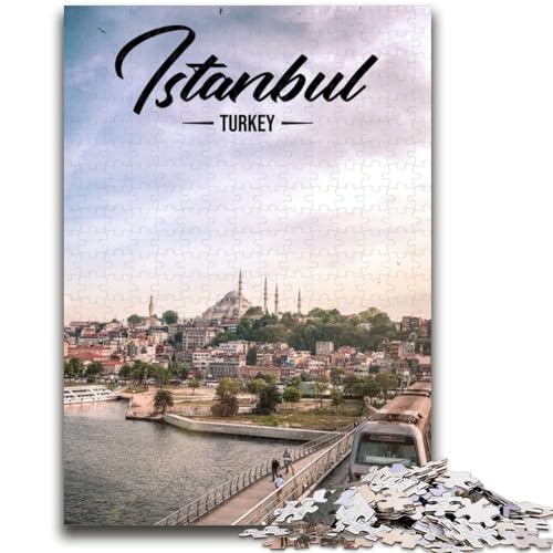 Puzzle für Erwachsene, 1000 Teile, Istanbul, anspruchsvolles Spiel und Familienspiel, Wanddekoration, einzigartige Geburtstags (Größe 38x26cm) von NCVAZHASO
