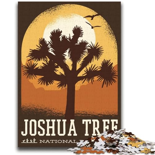 Puzzle für Erwachsene, 1000 Teile, Joshua Tree, für Lernspiele, herausforderndes Spielzeug, ganze Familie (Größe 38x52cm) von NCVAZHASO