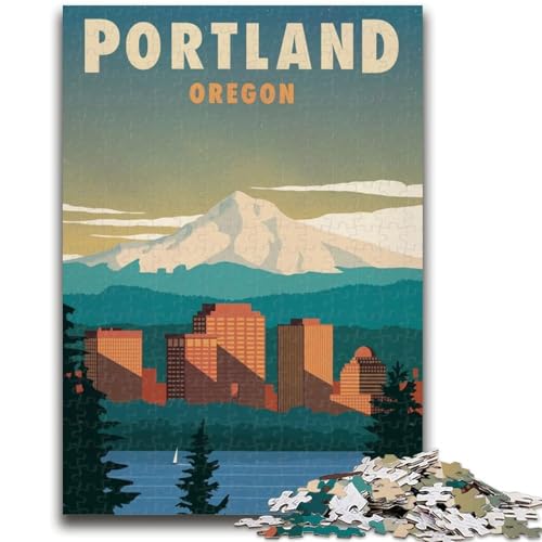 Puzzle für Erwachsene, 1000 Teile, Portland, für Lernspiele, Herausforderungsspielzeug, ganze Familie (Größe 50x70cm) von NCVAZHASO