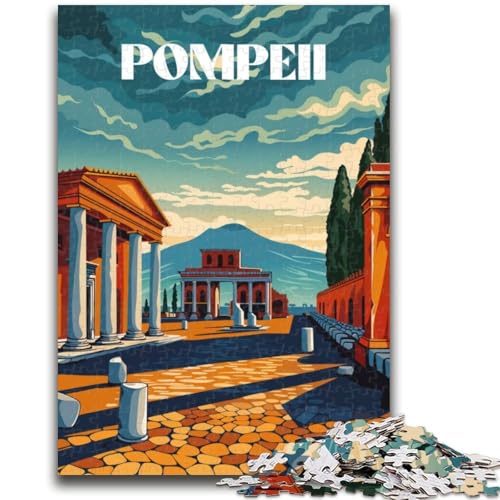 Puzzle für Erwachsene, 1000 Teile, Ruinen von Pompeji, Familienspaß für die ganze Familie, Kinder ab 14 Jahren (Größe 50x70cm) von NCVAZHASO