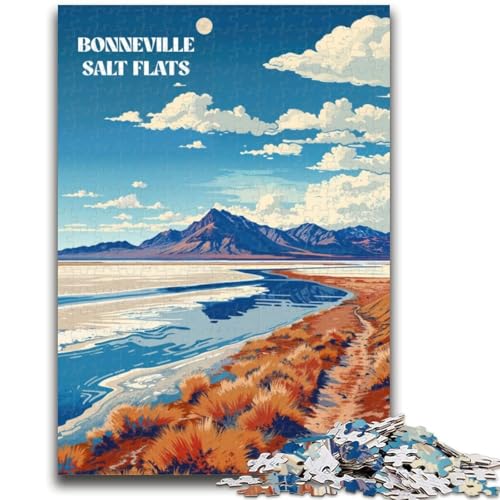 Puzzle für Erwachsene 1000 Bonneville Horizons Lernspiele Heimdekoration Lernspiel für Geburtstag, Weihnachten (Größe 50x70cm) von NCVAZHASO