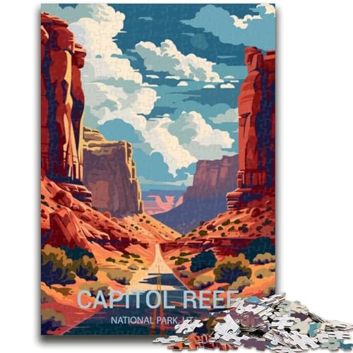 Puzzle für Erwachsene 1000 Capitol Reef Nationalpark Lernspiel Herausforderung Spielzeug Wanddekoration Einzigartige Geburtstags (Größe 50x70cm) von NCVAZHASO