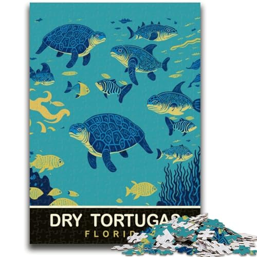 Puzzle für Erwachsene 1000 Teile Florida Unterwasser-Lernspiele DIY-Spielzeug ganze Familie (Größe 50x70cm) von NCVAZHASO