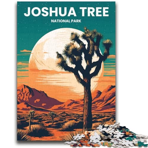 Puzzle für Erwachsene 1000 Teile Joshua Tree(A) Lernspiele DIY-Spielzeug ganze Familie (Größe 38x52cm) von NCVAZHASO