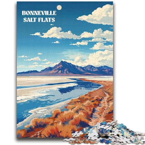 Puzzle für Teenager, 1000 Teile, Bonneville Horizons, Trainieren Sie Ihr Gehirn und Ihre Hände, Eltern-Kind-Interaktion, für Alter 14+ (Größe 38x52cm) von NCVAZHASO