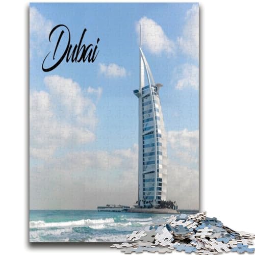 Puzzle für Teenager, 1000 Teile, Dubai Trainieren Sie Ihr Gehirn und Ihre Hände Eltern-Kind-Interaktion für Kinder ab 14 Jahren (Größe 50x70cm) von NCVAZHASO