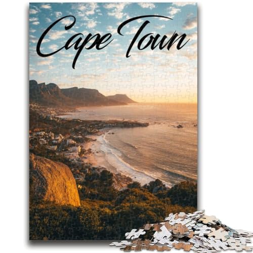 Puzzle für Teenager, 1000 Teile, Kapstadt Trainieren Sie Ihr Gehirn und Ihre Hände Eltern-Kind-Interaktion für Kinder ab 14 Jahren (Größe 38x26cm) von NCVAZHASO