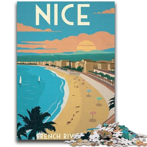 Puzzle für Teenager, 1000 Teile, schönes Training für Gehirn und Hände, Eltern-Kind-Interaktion, für Kinder ab 14 Jahren (Größe 50x70cm) von NCVAZHASO