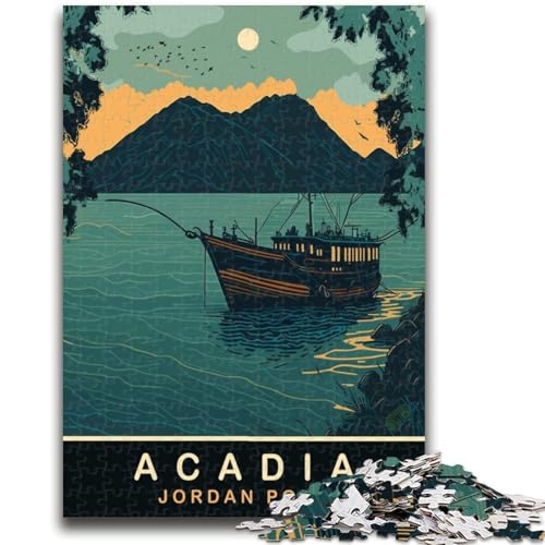 Puzzle mit 1000 Teilen für Teenager, Angeln am Jordan-Teich, Lernspiel, Herausforderung, Spielzeug, Geschenk für die ganze Familie (Größe 50x70cm) von NCVAZHASO