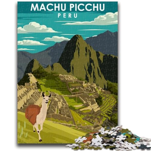 Puzzle mit 1000 Teilen für Teenager, Geschenke, Machu Picchu, Peru-Reise, für Kinder ab 14 Jahren, Quizspiel, Spaß für zu Hause, Aktivitäten, Geburtstagsgeschenk, Reisegeschenke (Größe 50x70cm) Puzzle mit 1000 Teilen für Teenager, Geschenke, Machu Picchu, Peru-Reise, für Kinder ab 14 Jahren, Quizspiel, Spaß für zu Hause, Aktivitäten, Geburtstagsgeschenk, Reisegeschenke (Größe 50x70cm) von NCVAZHASO