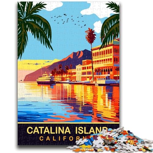 Puzzle mit 1000 Teilen für Teenager, Geschenke Catalina Waterfront für Kinder ab 14 Jahren, Quizspiel, Spaß für zu Hause, Geburtstagsgeschenk, Reisegeschenke (Größe 50x70cm) von NCVAZHASO