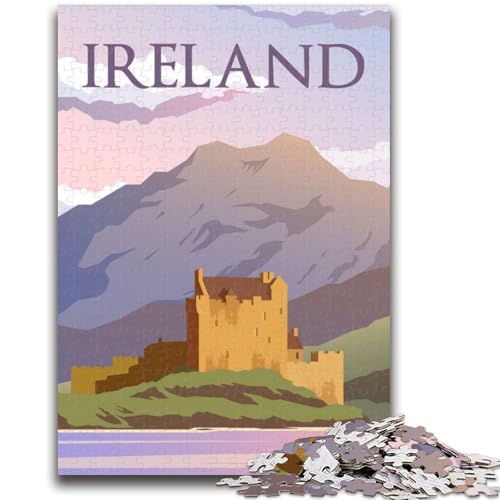 Puzzles für Erwachsene und Jugendliche, Puzzle Irland, anspruchsvolles Spiel und Lernspiel für die ganze Familie zum Geburtstag, Weihnachten (Größe 50x70cm) von NCVAZHASO