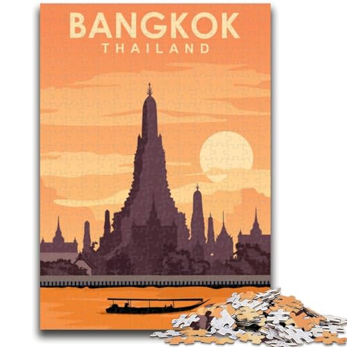 Puzzles für Erwachsene und Teenager, Puzzle Bangkok, Thailand, Reise, anspruchsvolles Spiel und Lernspiel für die ganze Familie zum Geburtstag, Weihnachten (Größe 50x70cm) von NCVAZHASO