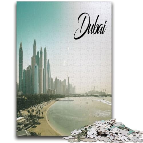 Puzzles für Erwachsene und Teenager, Puzzle Dubai, anspruchsvolles Spiel und Lernspiel für die ganze Familie zum Geburtstag, Weihnachten (Größe 38x26cm) von NCVAZHASO