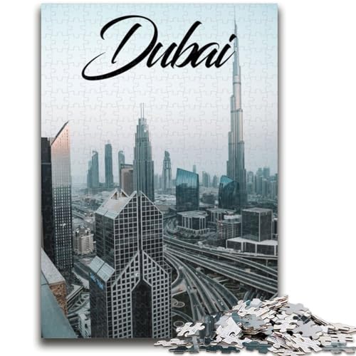 Puzzles für Erwachsene und Teenager, Puzzle Dubai, anspruchsvolles Spiel und Lernspiel für die ganze Familie zum Geburtstag, Weihnachten (Größe 50x70cm) von NCVAZHASO