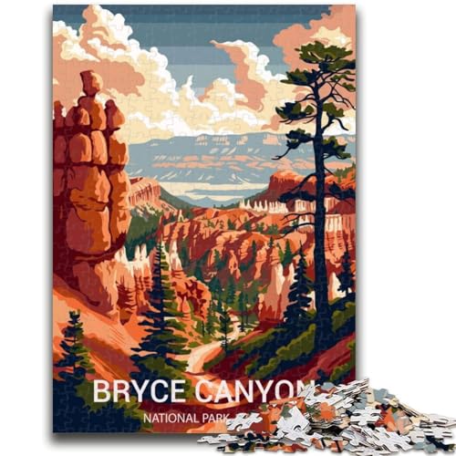 Puzzles für Teenager, 1000 Teile, Bryce-Canyon-Nationalpark, helfen dem Gehirn, süchtig machendes Spielzeug zu trainieren, um Geduld zu fördern, Künstlersammlung, bildende Kunst (Größe 50x70cm) von NCVAZHASO