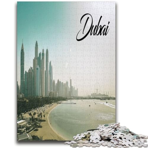 Puzzles für Teenager, 1000 Teile, Dubai, helfen dem Gehirn, süchtig machendes Spielzeug zu trainieren, um Geduld zu fördern, Künstlersammlung, bildende Kunst (Größe 50x70cm) von NCVAZHASO